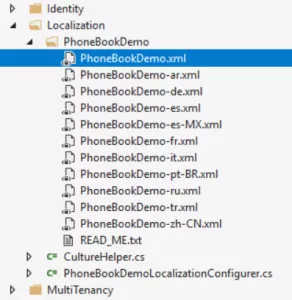 Localization Files